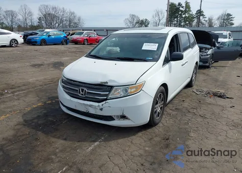 2011 Honda Odyssey Ex-L from USA, damaged, VIN 5FNRL5H67BB070541